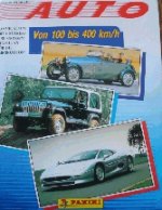 Auto 100 - 400 km/h dt. Version - braune Schrift - Panini