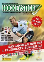 Hockeysticker - Sammelalbum der 1. Feldhockey-Bundesliga Saison 2014/15 - Panini