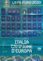 Italia Campione d'Europa Poster - Panini