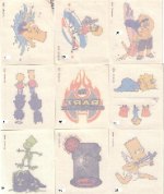 The Simpsons Tattoos 1999 28-36 - Panini