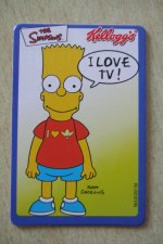 Kelloggs The Simpsons Sticker Cards - Sonstiges