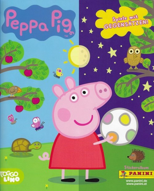 20 Tüten 2021 - 1 Album Peppa Pig Wutz Sticker Spiele mit Gegensätzen 